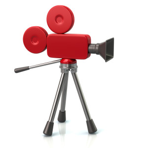 red movie camera