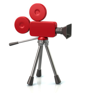 red movie camera