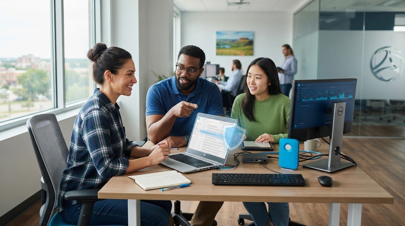 Cyber attack protection for SMBs: Secure email and business equipment